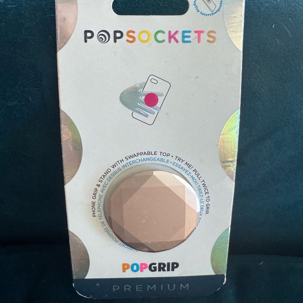 Popsocket - Metallic Diamond Rose Gold (PREMIUM)
